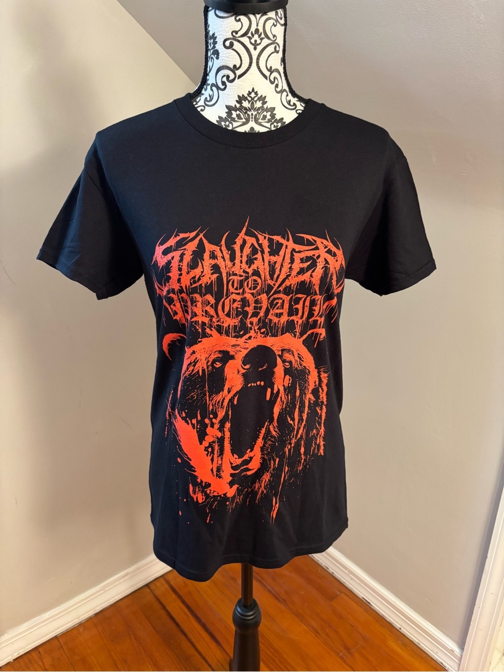 NWOT Slaughter to Prevail Grizzly Bear T-Shirt Size Small Band Tee Metal goth